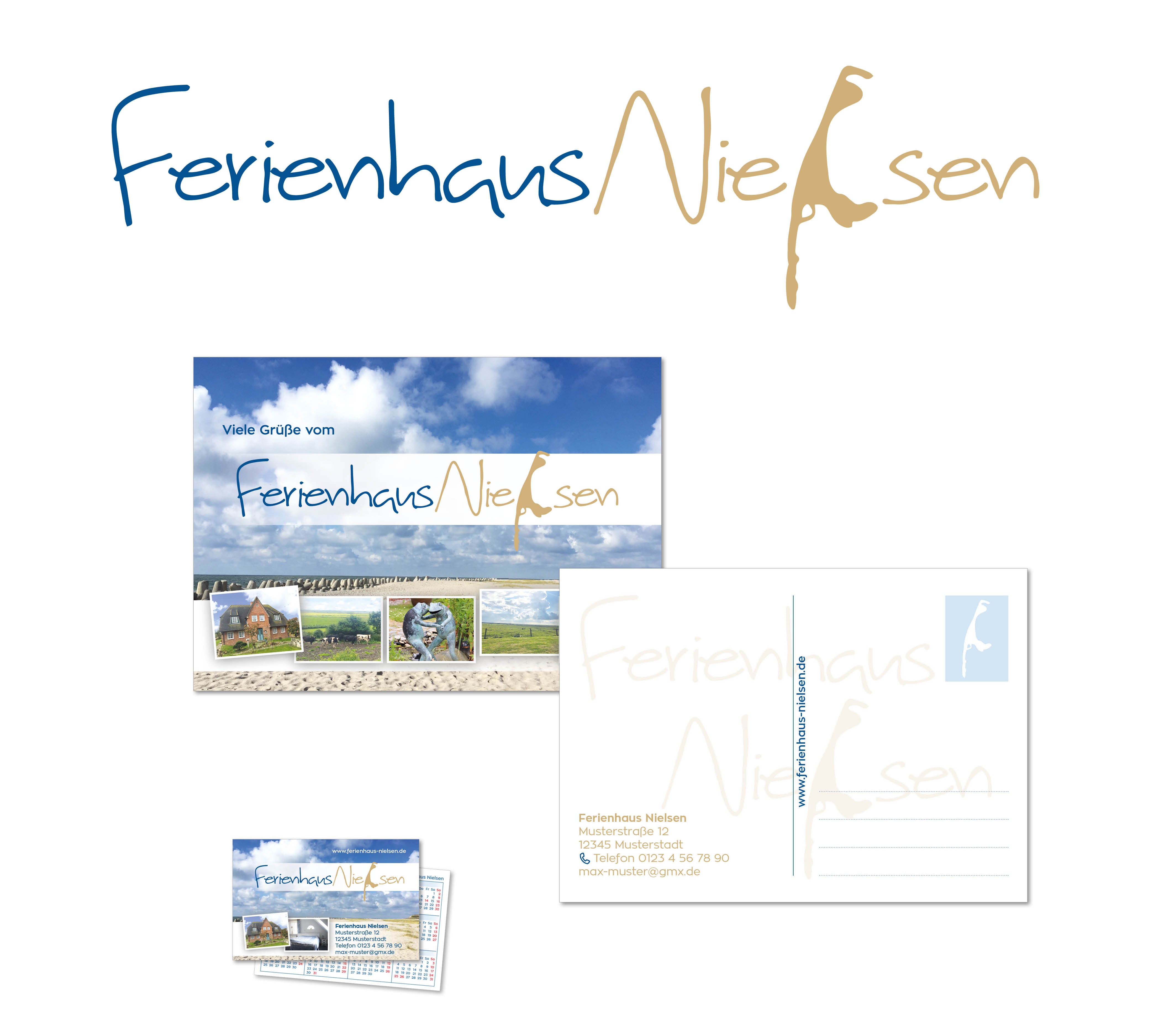 Werbemittel Design Ferienhaus Sylt