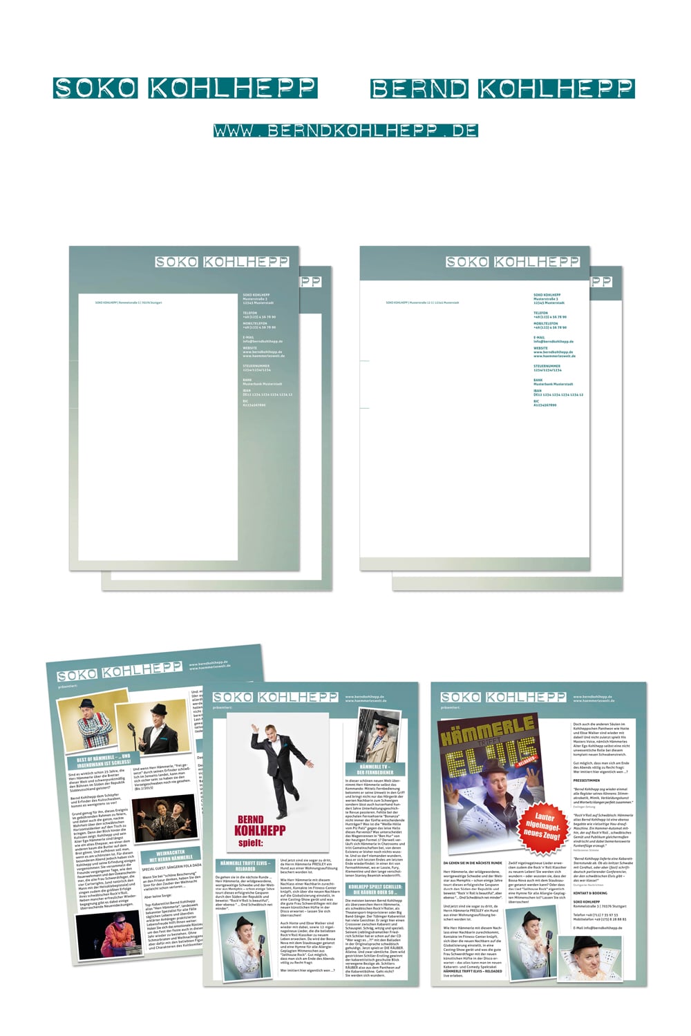 Design Auftritt Bernd Kohlhepp Theater Agentur